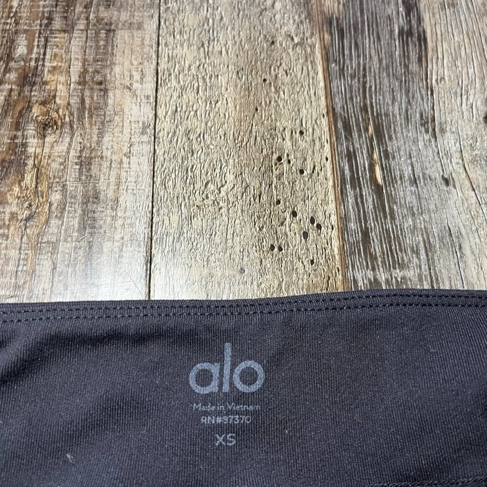 Alo Airbrush High-Waist Flutter Legging Black XS